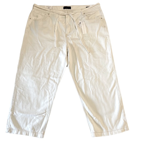 ✨Sanctuary/Denim✨ NWT Micro Belt Crop Semi High Rise Wide Leg Jeans Size 20W - Picture 1 of 16